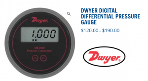 dwyer digital differential pressure gauge