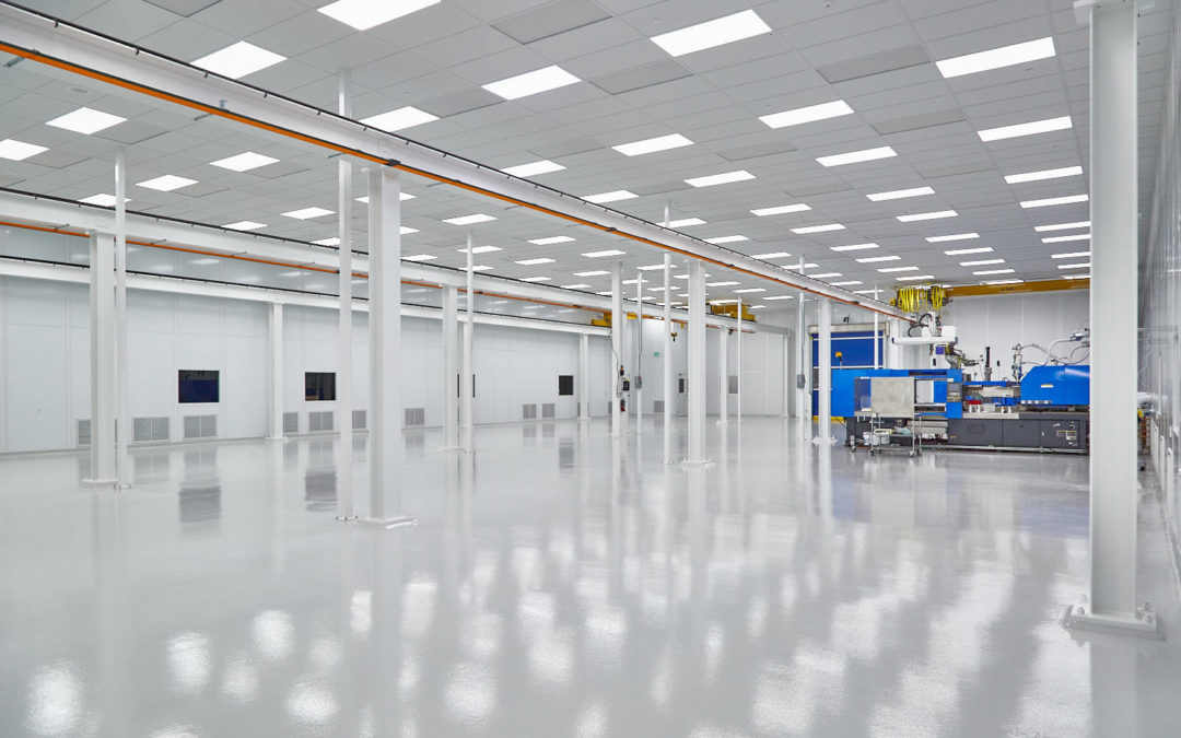 cleanroom size and air flow